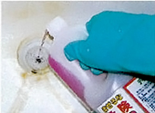 テイクワン　使用方法２　［尿石除去、トイレ掃除、清掃、便器］