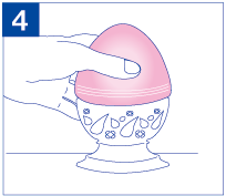 消臭たまご トイレ用　使用方法４　［トイレ、消臭剤、置くだけ、おしゃれ、かわいい］